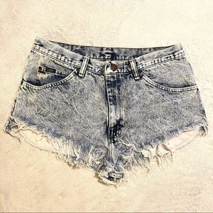 Lee Vintage Super-Fringe Denim Cheeky Short
